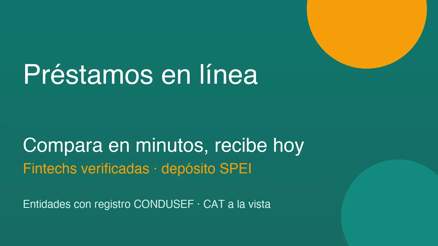 Préstamos en línea en México