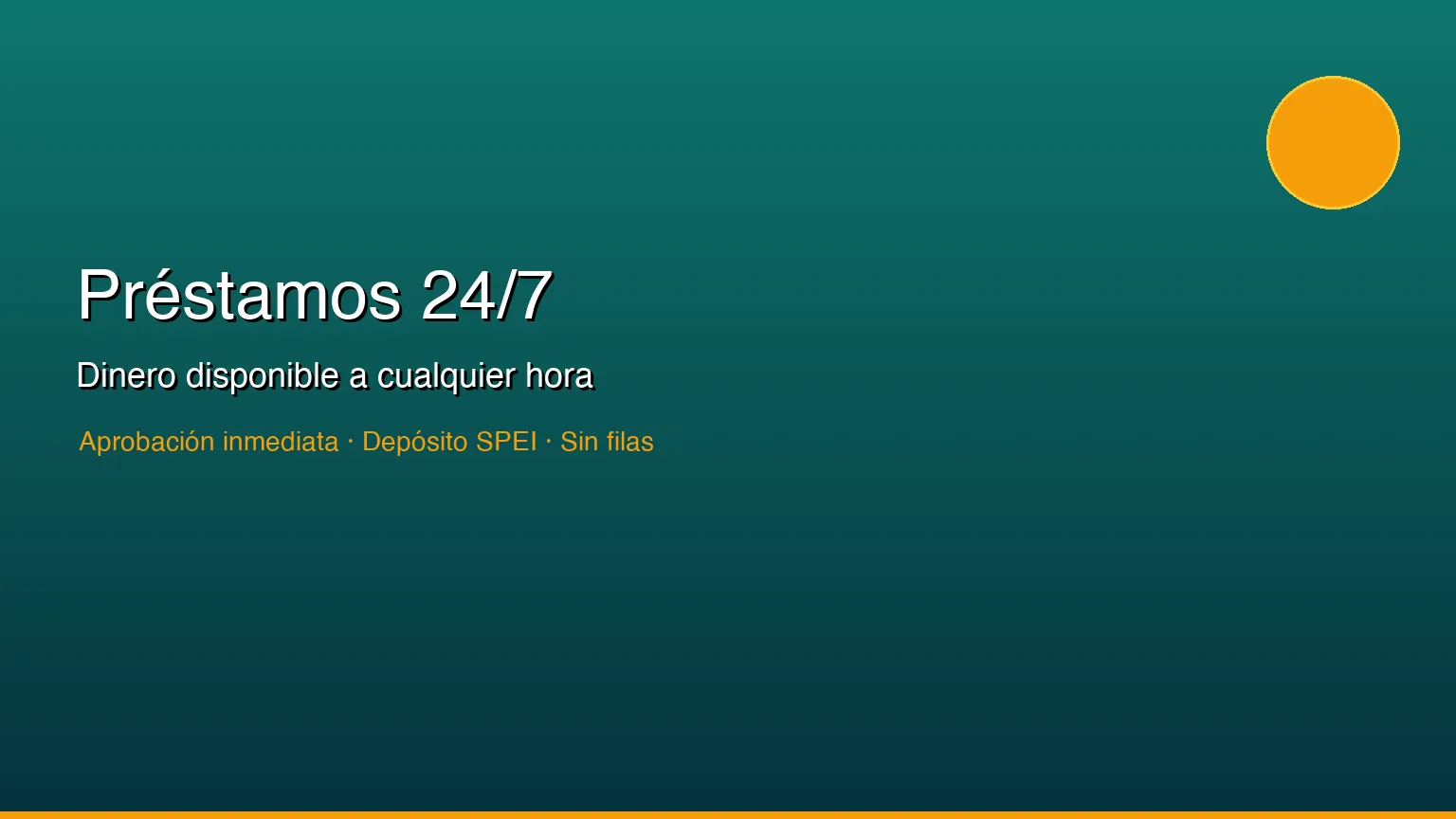 Préstamos 24/7 en México — dinero disponible a cualquier hora